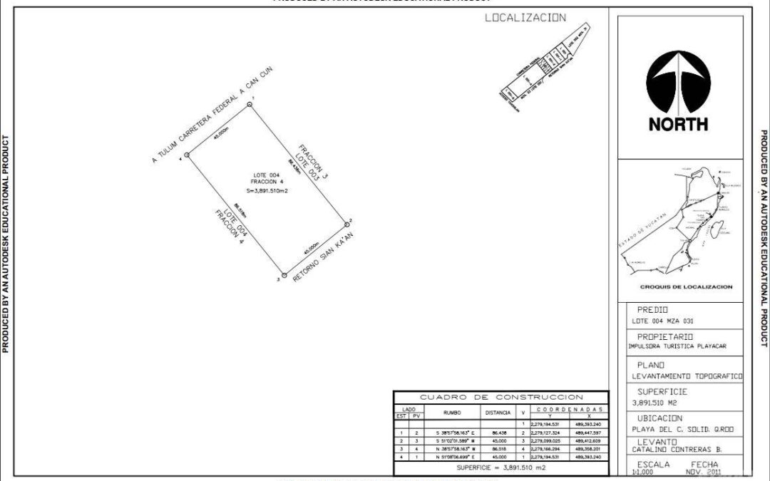 Lote 1 F 4 Mz 31, Playacar Fase 2